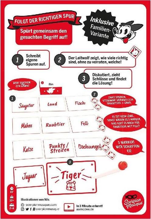 Image du produit Scorpion Masque LSMD0015 - Master Word - Jeu de cartes, pour 2-6 joueurs, à partir de 12 ans (DE Edition) (Allemand)