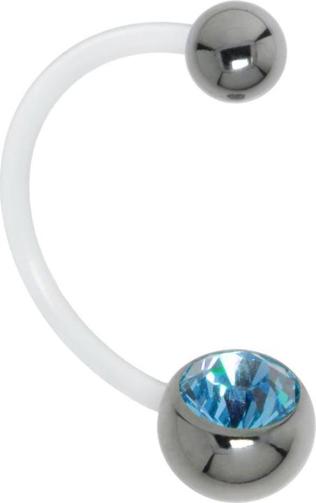 Produktbild Bijouteria Schwangerschaftspiercing (Bioplast, Titan, Kristall)