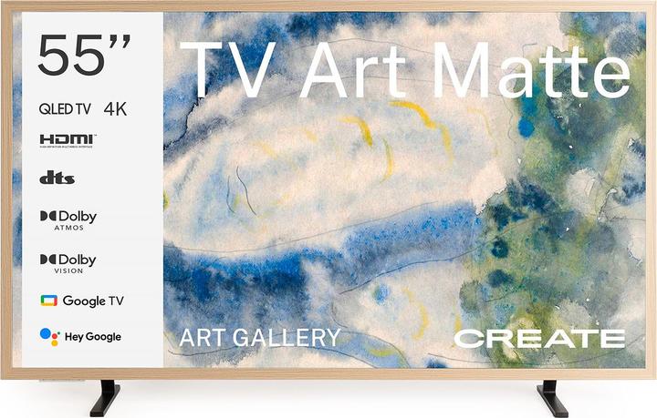 Image du produit Create TV ART MATTE - Smart TV QLED 4K (55", LED, 4K)