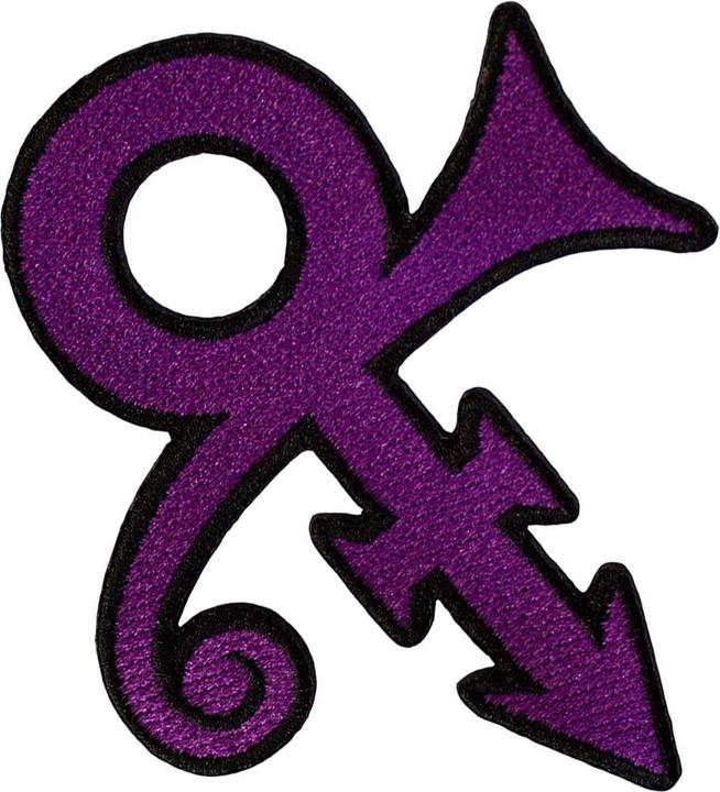 Actual product image Prince Woven Symbol Iron On Patch