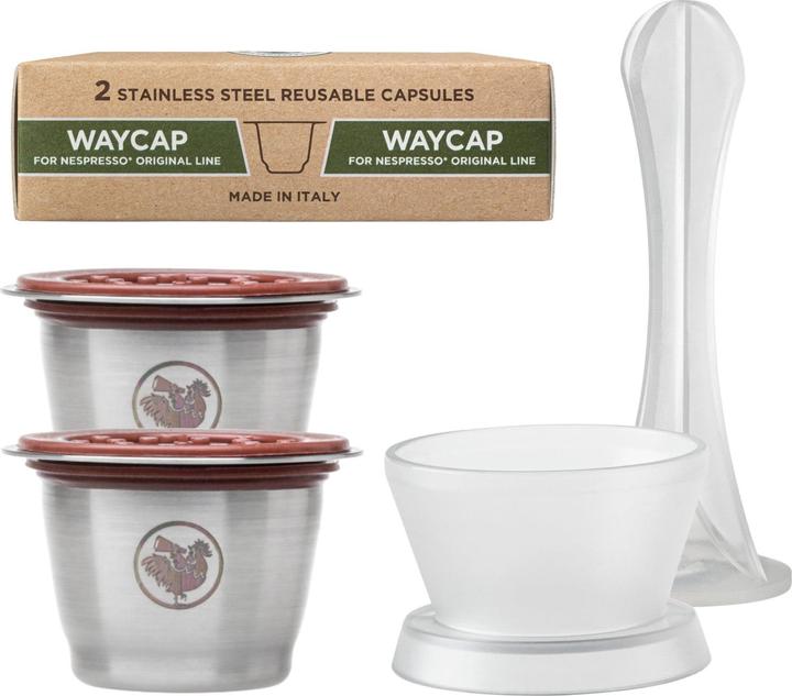 Produktbild WayCap Wiederverwendbare Kaffeekapsel - Set Nespresso POP 2er-Pack
