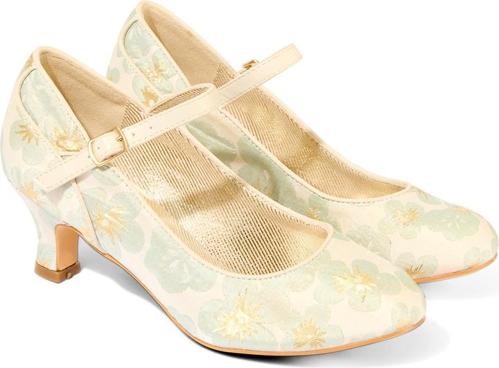 Image du produit Joe Browns Jacquard Floral Occasion Shoes (36)