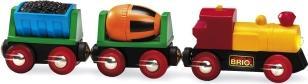 Actual product image Brio Train with battery locomotive