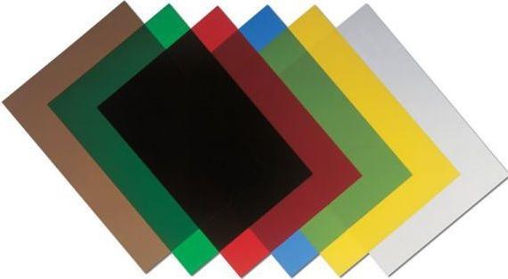 Actual product image Fellowes PVC cover sheets (A4, 200 micron)