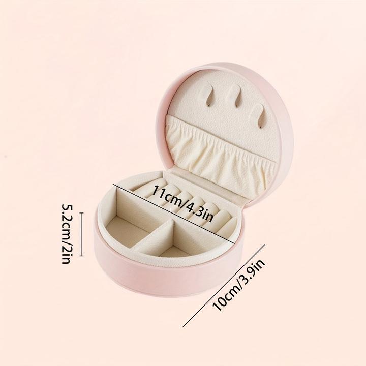 Image du produit Only-Bags.Store Reisefreundlicher, schicker Mini-Schmuck-Organizer aus Kunstleder – tragbare und hübsche
