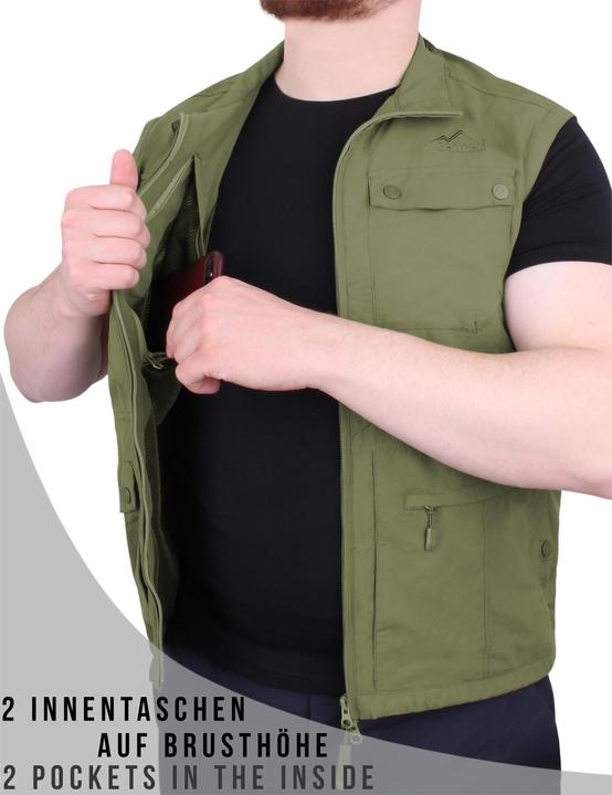 Actual product image Normani Mens Outdoor Vest Kudu (S)