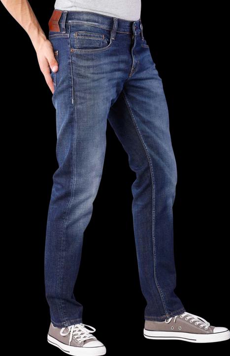 Image du produit Mustang Oregon tapered crinkle dark rinse (W29/L32)