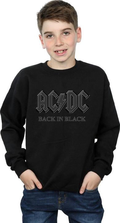 Actual product image AC/DC Boys Back In Black Sweatshirt (152, 158)