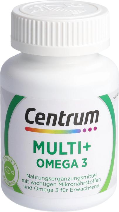 Produktbild Centrum Multi plus Omega 3 (60 Stück, Kapseln, 120 g)