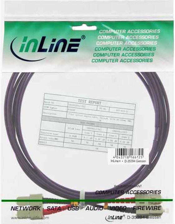 Produktbild InLine LWL Duplex Kabel SC/SC 50/125um OM4 7.5m (CAT6, 7.50 m)