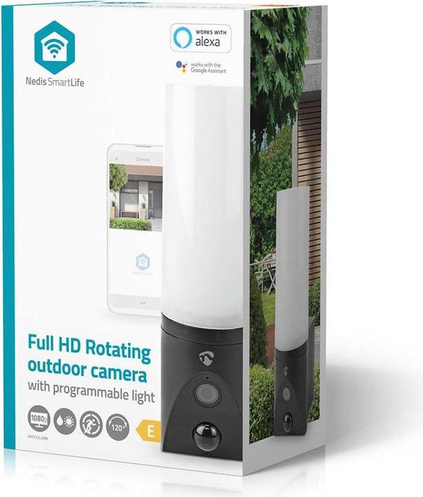 Produktbild Nedis SmartLife Aussenkamera | Wi-Fi | Umgebungslicht | Full HD 1080p | IP65 | Cloud Storage (optiona (1920 x 1080 Pixels)