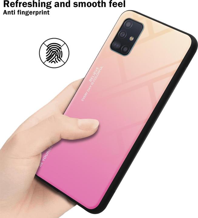 Productafbeelding Cadorabo TPU 2 kleuren glasdekking (Samsung Galaxy M40)