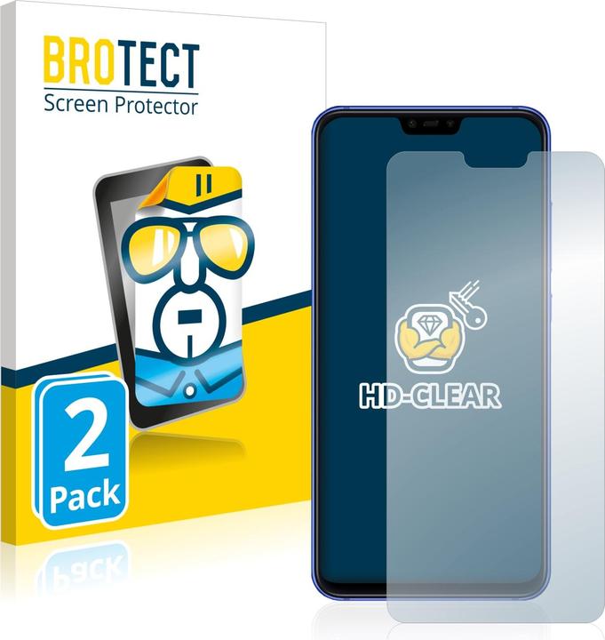Produktbild BROTECT Schutzfolie Displayschutz Klar (2 Stück, Xiaomi Mi 8 Lite)
