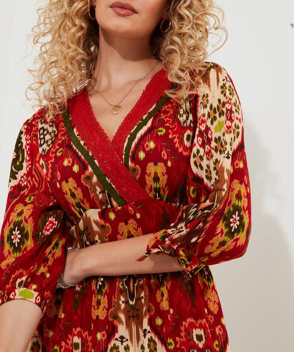 Actual product image Joe Browns Bold Print Wrap Maxi Dress (40)