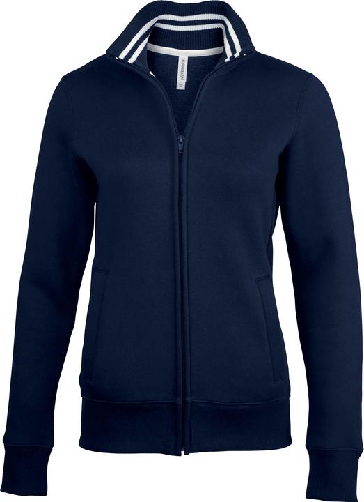 Kariban Damen-Sweatshirt aus Fleece mit Reissverschluss