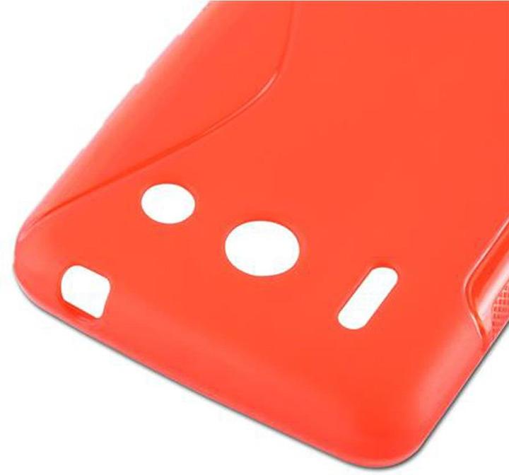 Actual product image Cadorabo TPU S-Line Cover (Huawei Ascend G510, Huawei Ascend G520, Huawei Ascend G525)