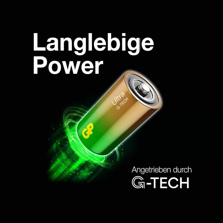 Image du produit GP Batteries Pile Ultra Alkaline C Baby 1,5V 2er Blister (2 pcs, C)