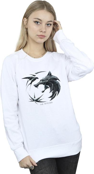 Immagine prodotto Netflix The Witcher Wolf Logo Felpa Donna (S)