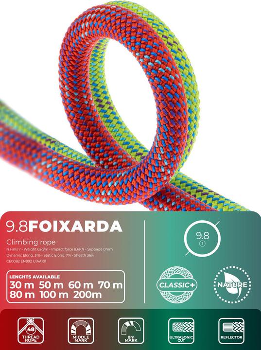 Actual product image Fixe 9.8 Foixarda (40 m)