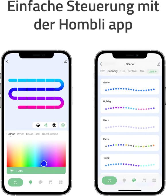 Actual product image Hombli LED Strip (RGB, 500 cm, Indoor)