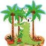 Produktbild Scratch Shape Puzzle Krokodil 36 Teile (36 Teile)