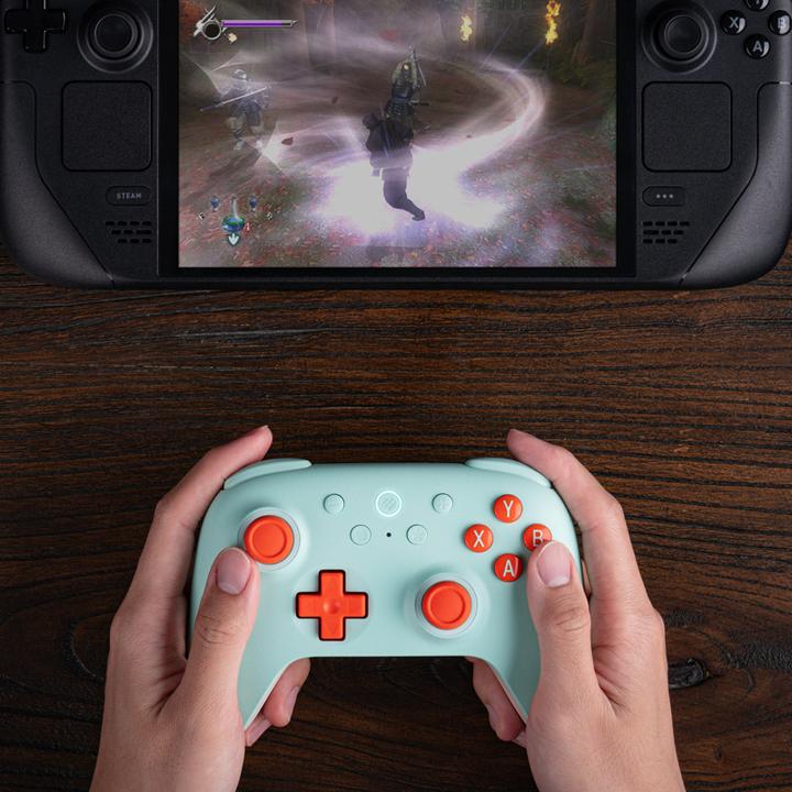 Actual product image 8bitdo Ultimate 2C Wireless (peach/light yellow, for Windows & Android) (Android, Windows)