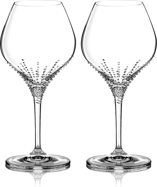 Immagine prodotto Bohemian Grace Bicchiere da vino con Swarovski Elements 2 pezzi. (28 cl, 2 Occhiali, Bicchieri da vino bianco)