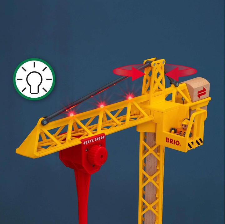 Produktbild Brio Baukran mit Lichtern