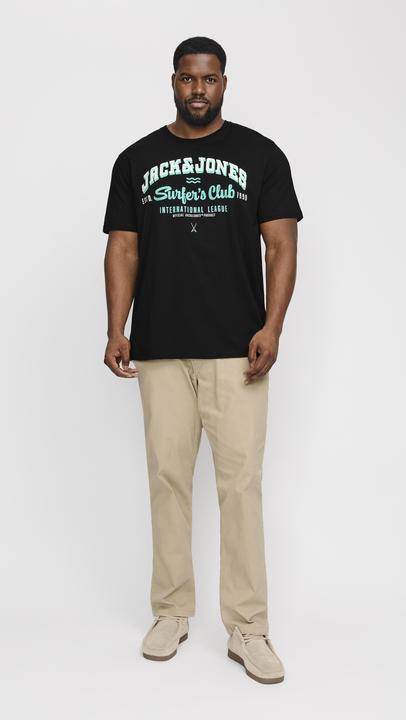 Actual product image Jack & Jones Jjelogo Tee Ss O-Neck 2 Col Aw24 S Pls (8XL)