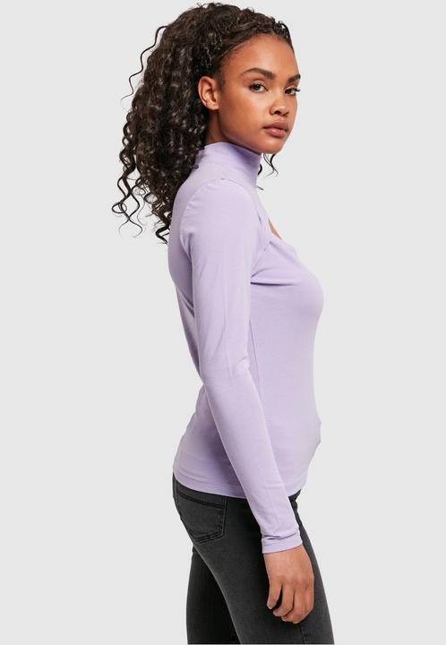 Image du produit Urban Classics Manches longues à col roulé avec découpes pour femmes (XXL)