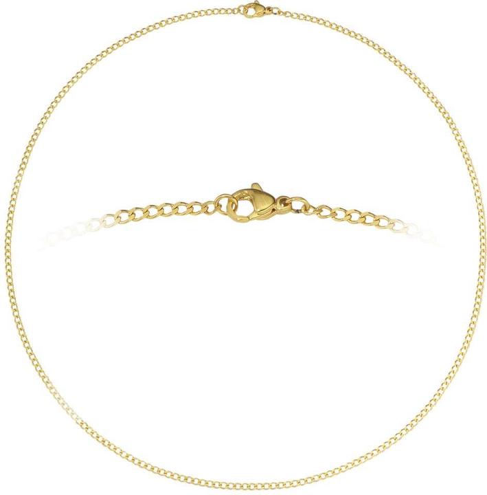 Produktbild Bijouteria Halskette (Edelstahl, PVD Beschichtung (goldfarbig), 40 cm)