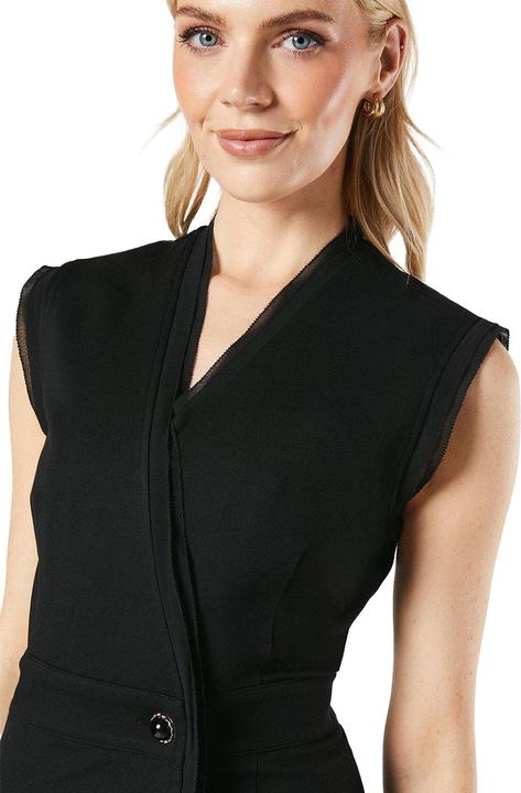 Image du produit Principles Womens/Ladies Ponte Button Midi Dress (38 D)