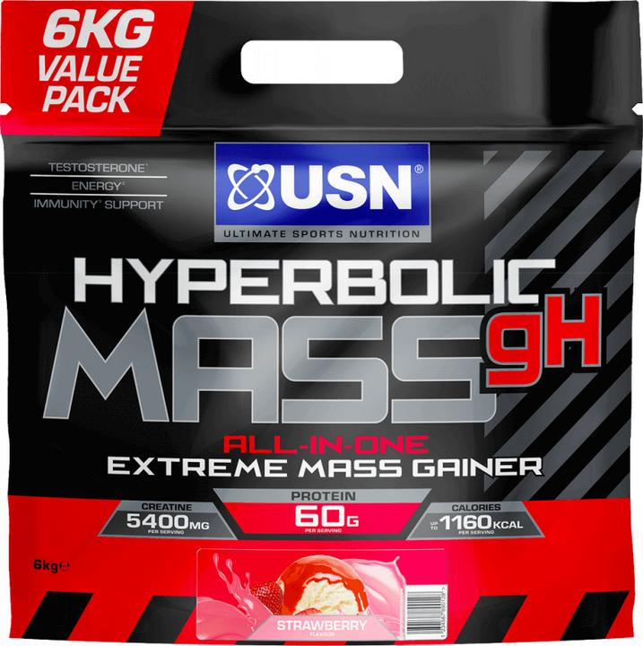 USN Hyperbolic Mass bag 6000g (Strawberry, 1 pcs., 6000 g)