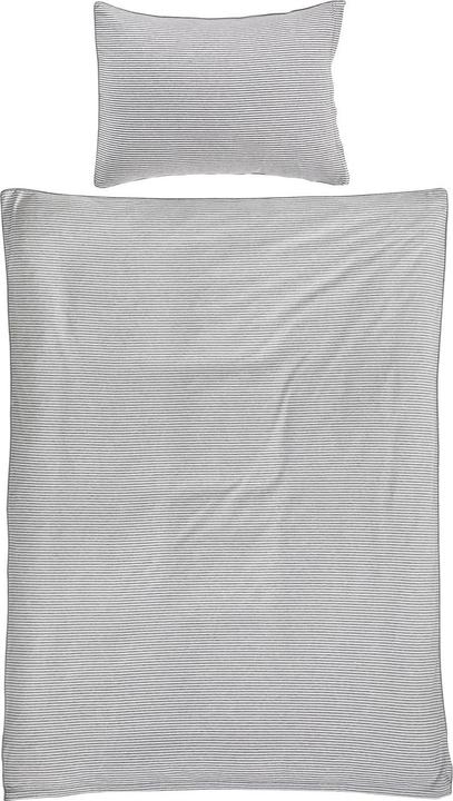 Produktbild Living Home Melange Jersey Streifen (Duvetbezug, 160 x 210 cm)