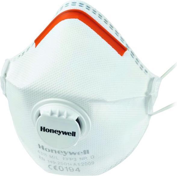 Image du produit Honeywell Jeu de masques de protection respiratoire, pliables Série 4000 (FFP3, 10 x)