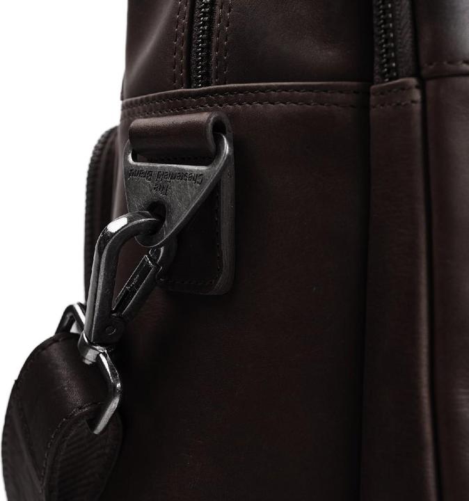 Produktbild Chesterfield Misha Leren Laptoptas - 17 inch - Donkerbruin (17")