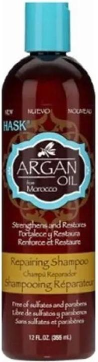 Image du produit Hask Shampooing réparateur à l'huile d'ARGAN 355 ml (355 ml, Shampoing liquide)