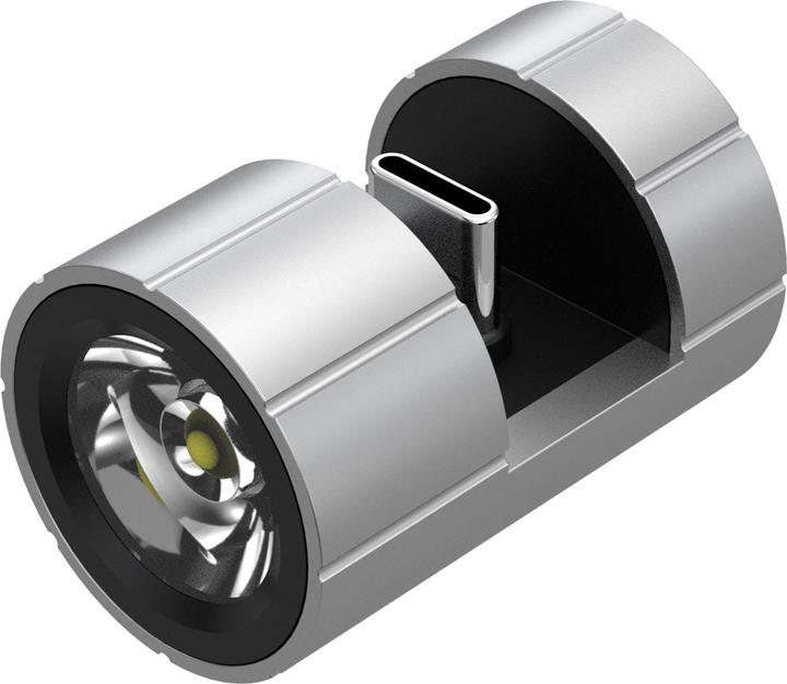 Image du produit Technaxx Smartphone-Ansteck-Taschenlampe, USB-C, 230 lm (230 lm)
