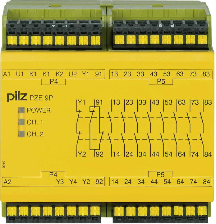 Actual product image Pilz 787140 PZE 9P C 24VACDC 8n/o 1n/c