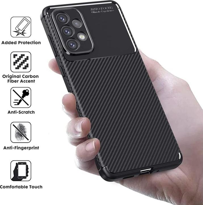 Immagine prodotto Screenguard Custodia Samsung Galaxy A53 5G Cover Carbon Design TPU (Samsung Galaxy A53 5G)