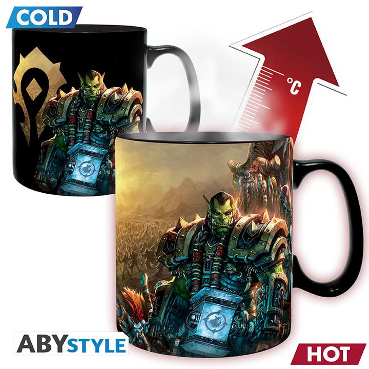 Produktbild ABYstyle World of Warcraft - Tazza 460ml Heat Change : Azeroth (460 ml, 2 x)