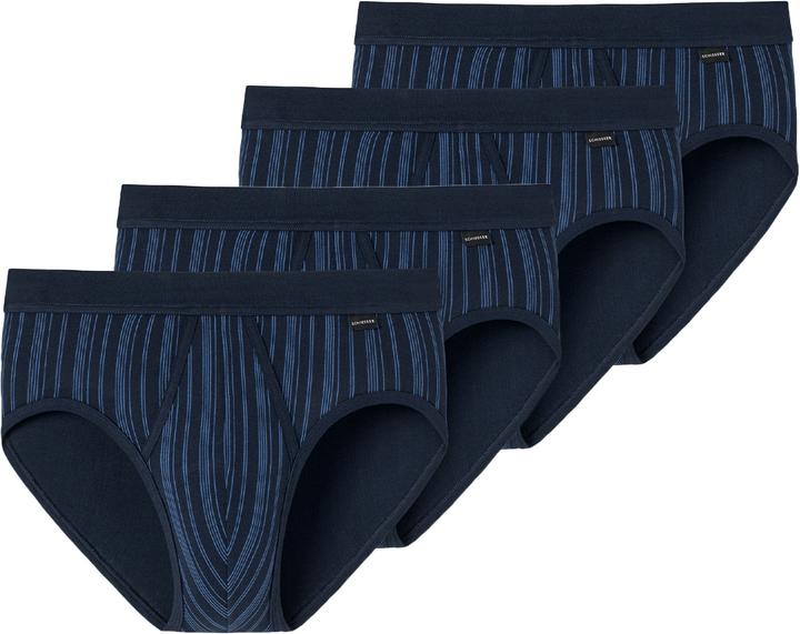 Image du produit Schiesser Lot de 4 slips de sport Original Classics à fines côtes avec intervention (XXL, paquet de 4)