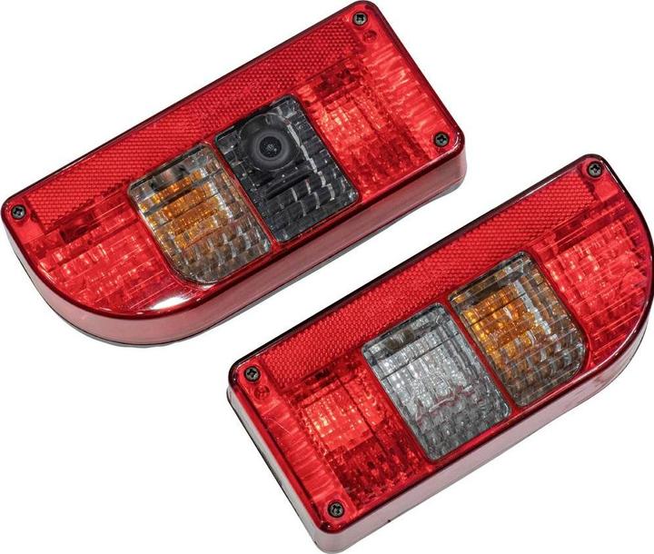 Produktbild SecoRüt Anhänger-Beleuchtungsset integrierte HD Rückfahrkamera, Blinker, Bremsl