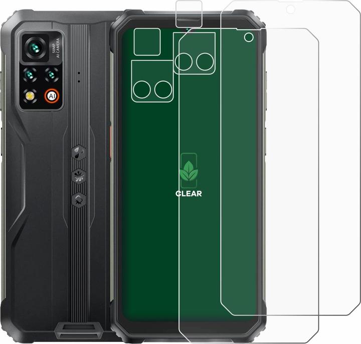 Productafbeelding ScreenLeaf Beschermfolie duurzame screenprotector screenprotector folie helder transparant (2 Stuk, Blackview BV9200)