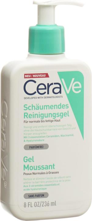 Image du produit CeraVe Gel nettoyant moussant (Mousse, 236 ml)