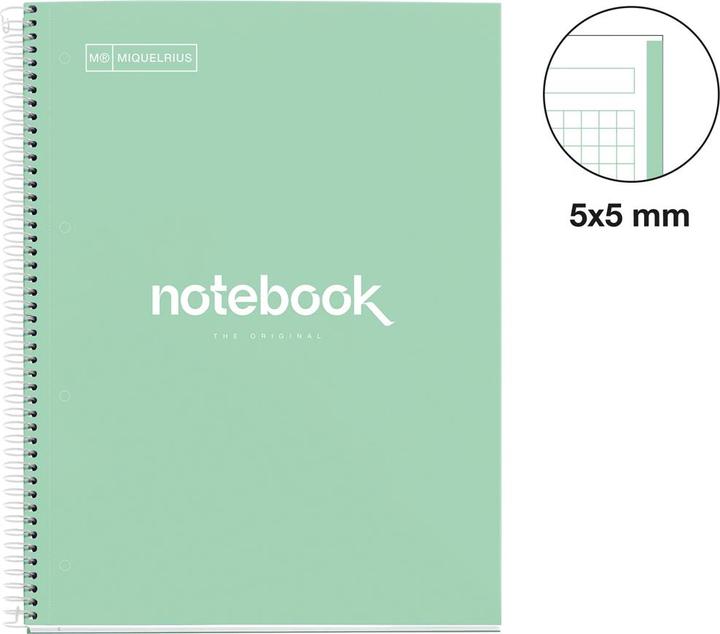 Image du produit Miquelrius Emotions Notebook (A4, Quadrillé, Couverture rigide)