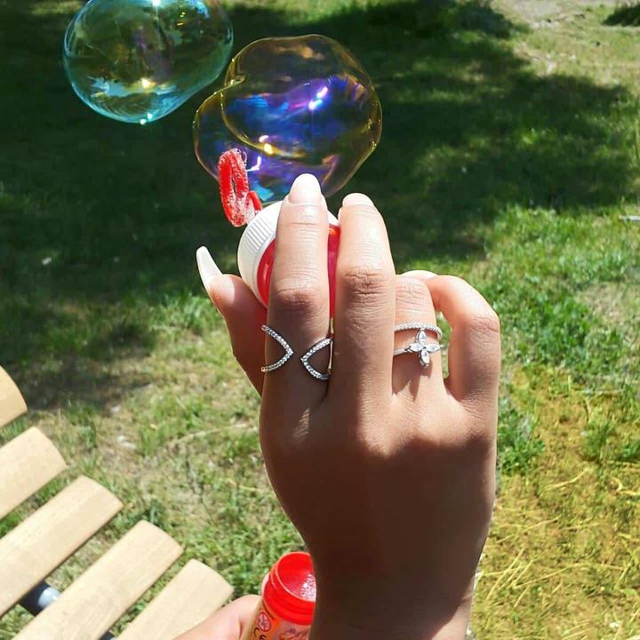 Actual product image Candy Celia ring, 925 Sterling silver (58, 925 Silver)
