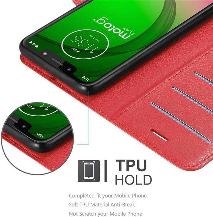 Produktbild Cadorabo Book mit Standfunktion Cover (Motorola Moto G7 Play)