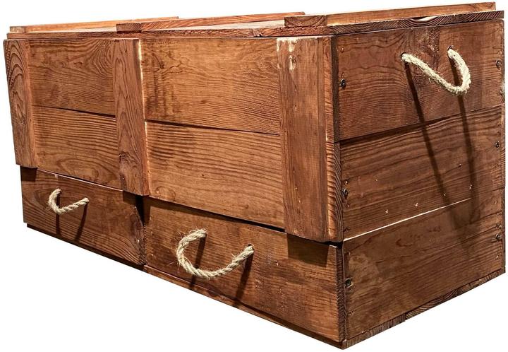 Holz Zollhaus Coffre Vintage (85 x 43 x 42 cm, 133.99 l)
