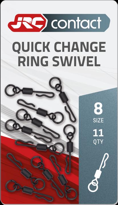 Actual product image Pure Fishing JRC Contact Quick Change Ring Swivel
